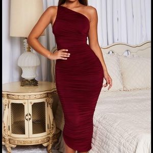 Oh Polly One Shoulder Dress